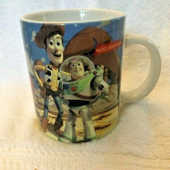 Disney Vintage Pixar Toy Story Coffee Mug Woody - Picture 1 of 5